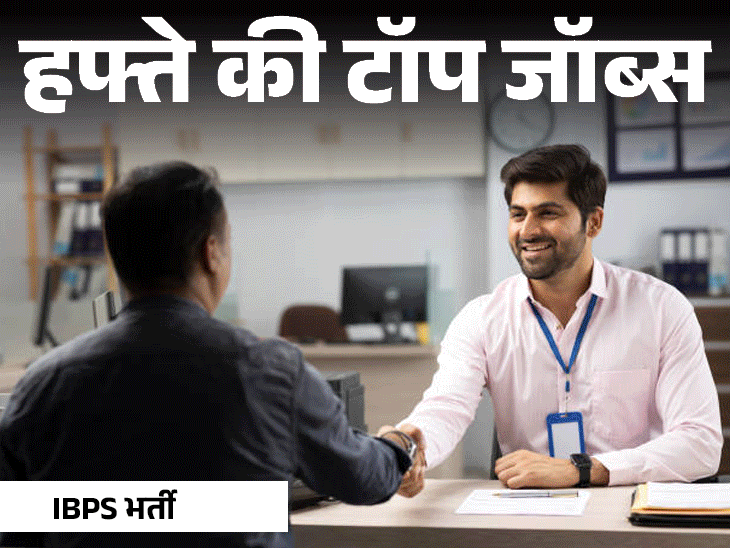 IBPS क्‍लर्क की 11,409 भर्तियां:एमपी में पटवारी की 2106 वैकेंसी, देशभर में 20,593 नौकरियां; देखें हफ्ते की टॉप जॉब्स
