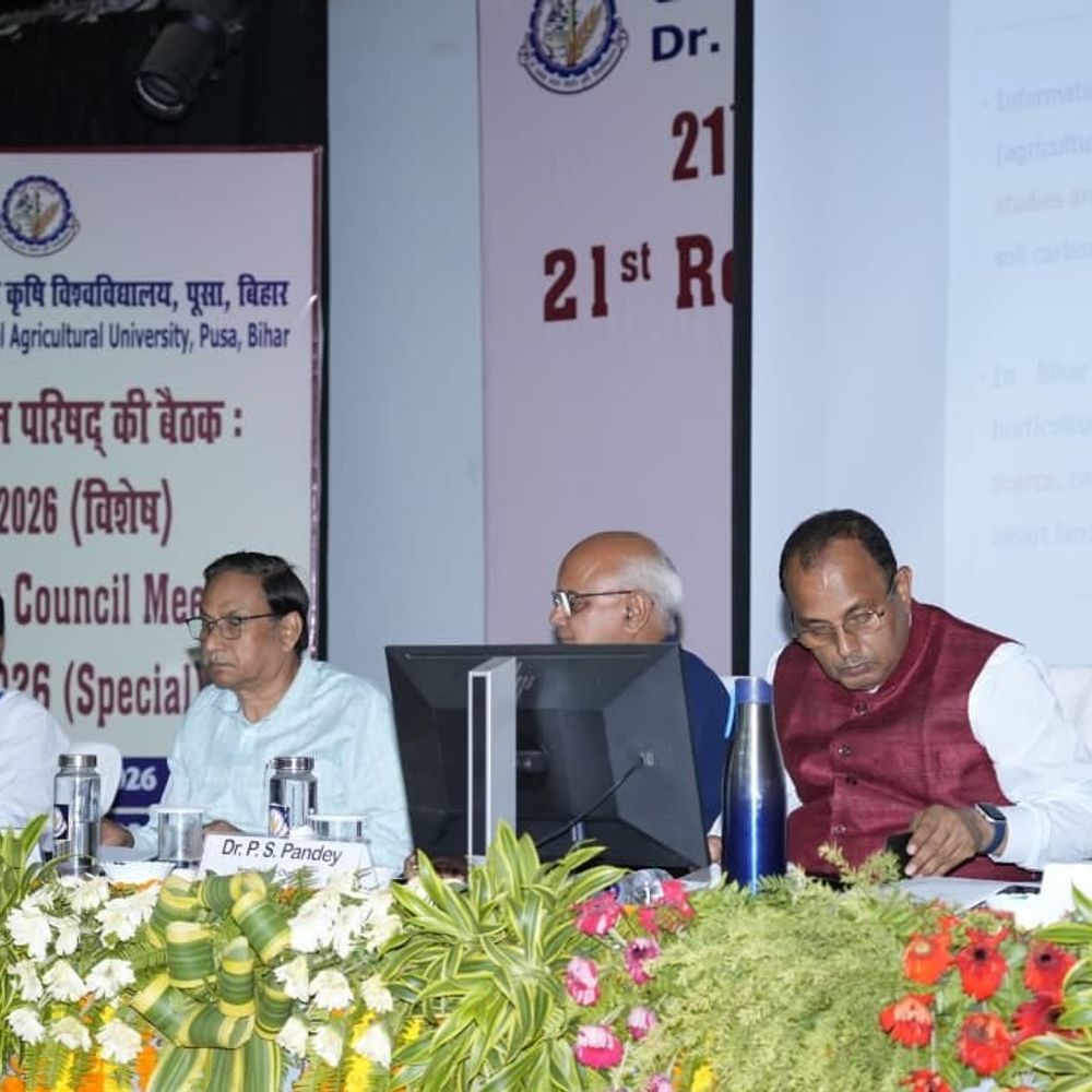 समस्तीपुर- अनुसंधान शोध परिषद की दो दिवसीय बैठक:50 तकनीक आधारित कृषि परियोजनाओं को हरी झंडी, दो से तीन सालों में दिखेगा असर