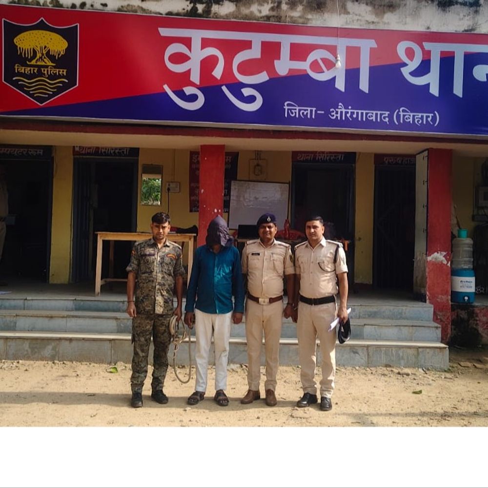 औरंगाबाद में फर्जी आदेश से छुड़ाया हाइवा, मालिक गिरफ्तार:निशानदेही पर एनएच किनारे होटल के पास से बरामद हुई गाड़ी, पहचानकर्ता की तलाश जारी