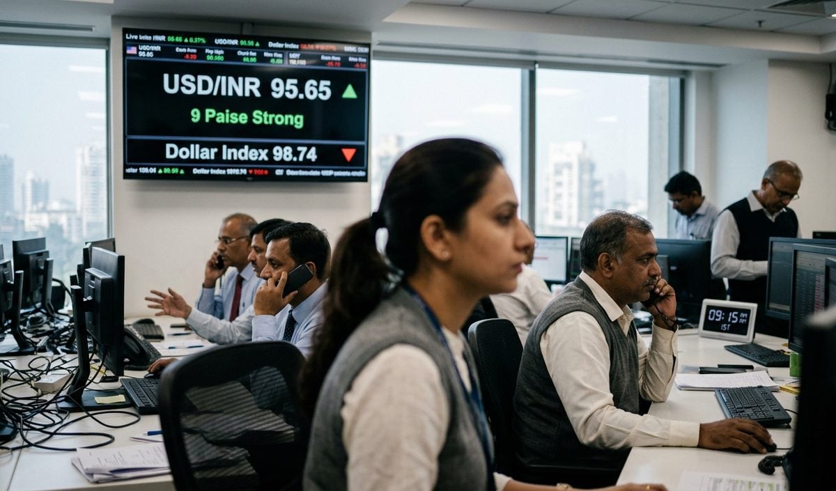 US Dollar में कमजोरी से Rupee शुरुआती कारोबार में 9 पैसे मजबूत होकर 95.65 पर पहुंचा