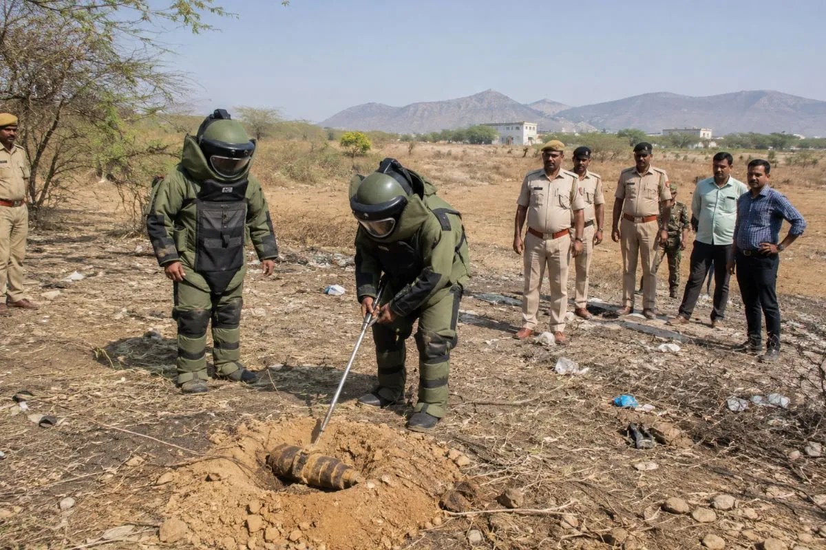 जयपुर में CISF कैंपस के पास बम मिलने से मची अफरा-तफरी, पुलिस ने पहुंचकर ऐसे टाला बड़ा खतरा