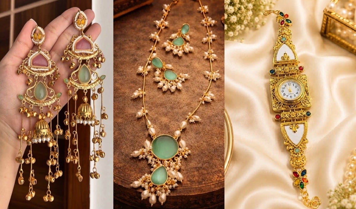 Kashmiri Jewelry का बढ़ता क्रेज: रक्षाबंधन पर Traditional Look को खास बनाएंगे ये 3 ज्वेलरी डिजाइंस