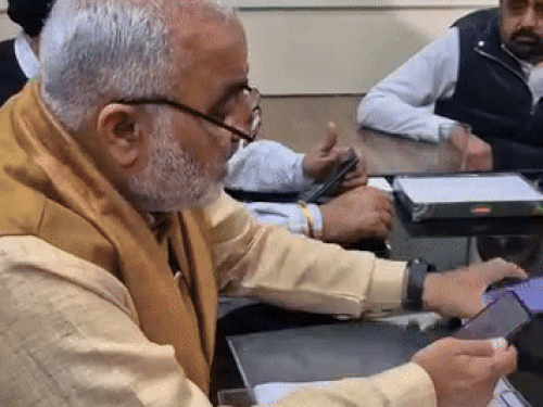 करनाल विधायक व बेटे को मिली मारने की धमकी:हर्ष एनकाउंटर मामले में बनाया निशाना, डाक से कैंप कार्यालय पहुंचा पत्र, मुख्यमंत्री, डीजीपी, सीआईडी और SP को भेजी शिकायत