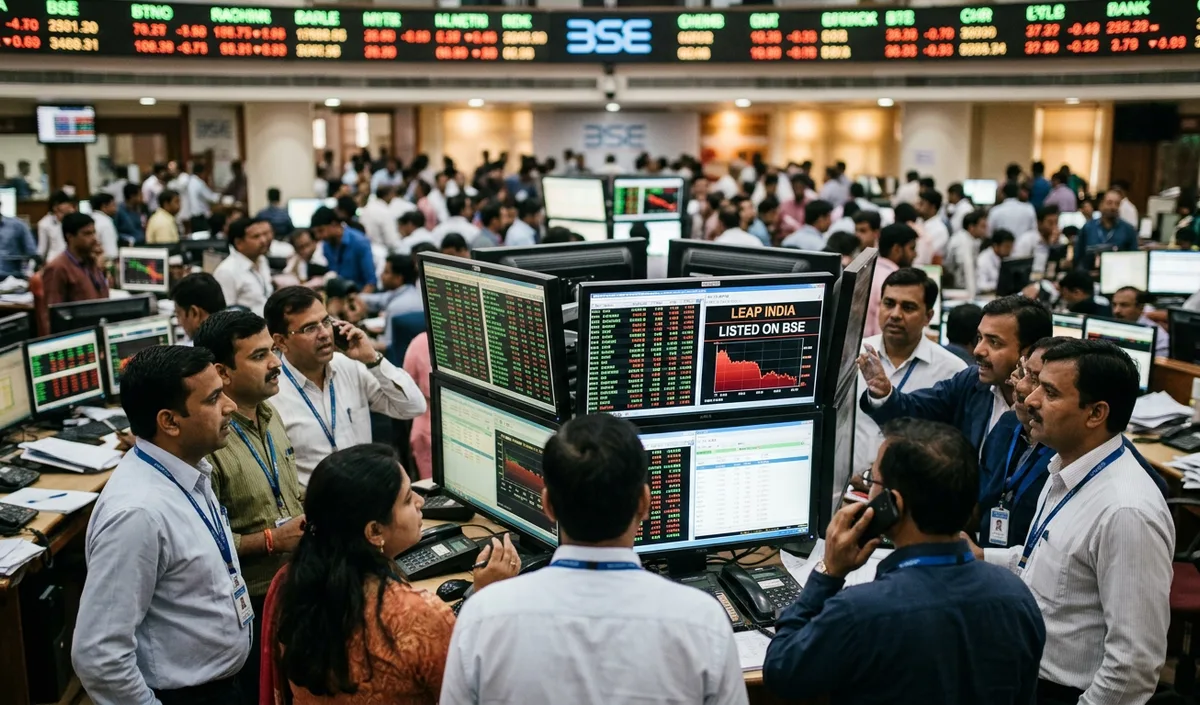 Leap India Share 9% गिरकर 145.10 रुपये पर बंद हुआ, BSE पर 166 पर हुई थी लिस्टिंग