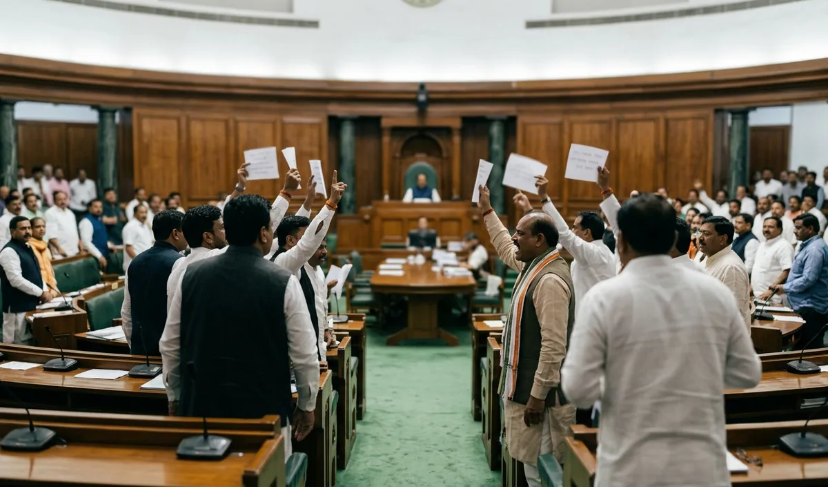 Lok Sabha कार्यवाही 12 बजे तक स्थगित, Amit Shah के बयान की मांग पर हंगामा