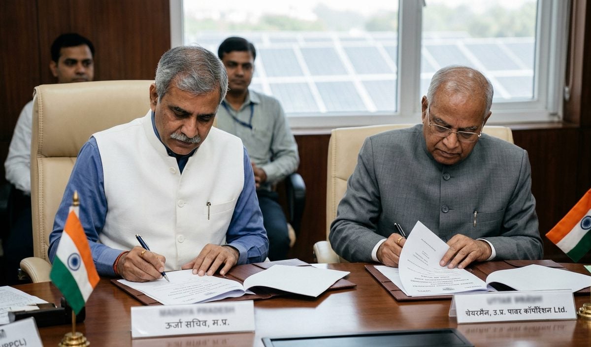 MPPMCL और UPPCL में Power Banking का करार, 2000 MW सौर ऊर्जा खरीदेंगे दोनों राज्य