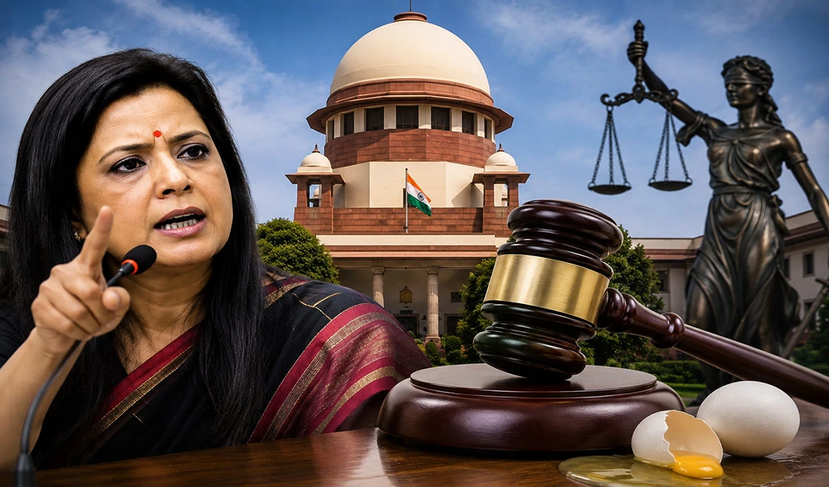 ‘स्वतंत्रता सेनानियों ने सीने पर गोली खाई, आप अंडों से डर गयीं’? Supreme Court ने Mahua Moitra पर की तीखी टिप्पणी