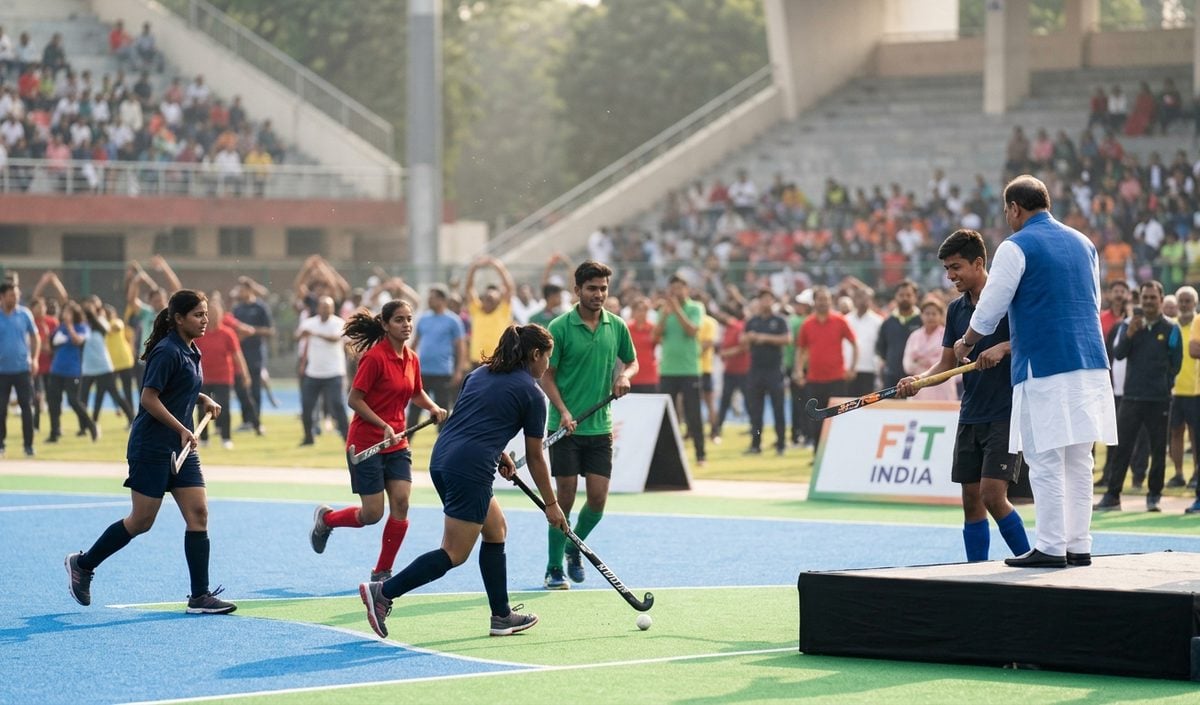 National Sports Day पर Mansukh Mandaviya ने युवाओं से प्रतिदिन 1 घंटा खेलने की अपील की