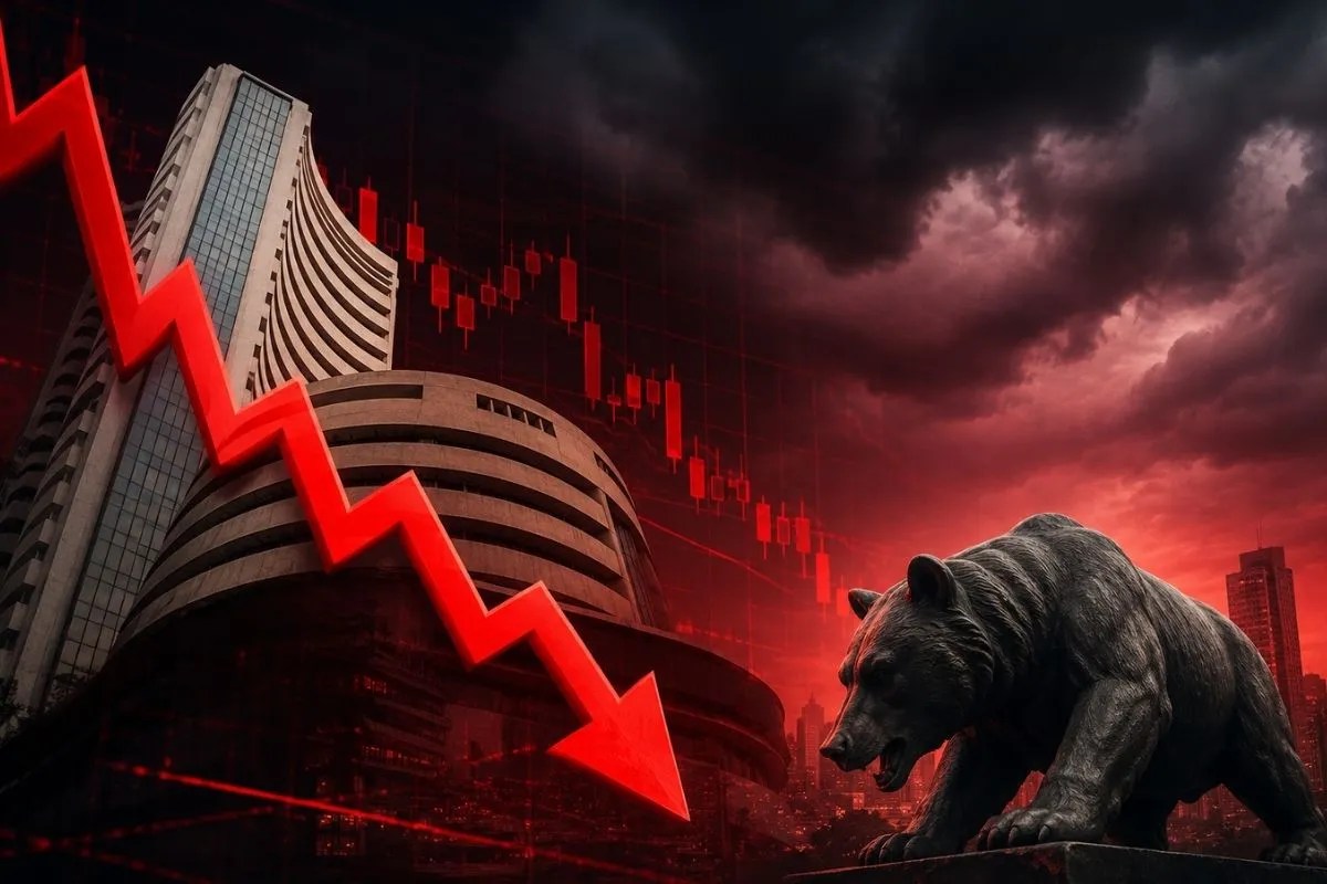 Share Market: सेंसेक्स करीब 500 अंक टूटा, IT और मेटल शेयरों में बिकवाली, जानिए इस गिरावट के 5 बड़े कारण