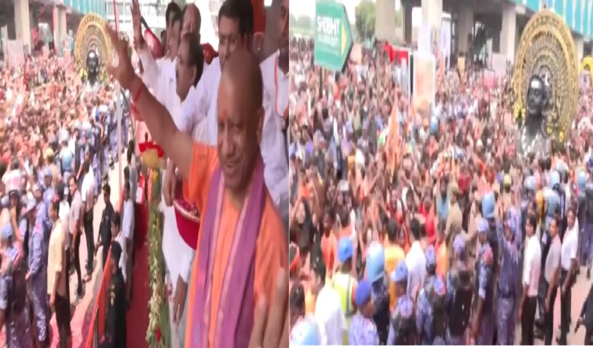 Meerut Kanwar Yatra: CM Yogi और Arun Govil ने मेरठ में की पुष्पवर्षा, शिवभक्तों के उत्साह से गूंजा पूरा यूपी