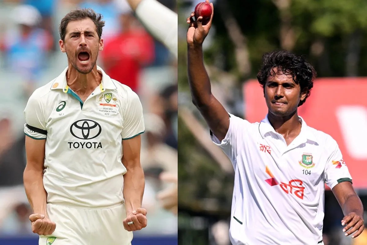 Aus vs Ban टेस्ट के पहले दिन ही लगी रिकॉर्ड की झड़ी, मिचेल स्टार्क बने दुनिया के नंबर-1 गेंदबाज, तो हसन महमूद ने भी बनाया महारिकॉर्ड