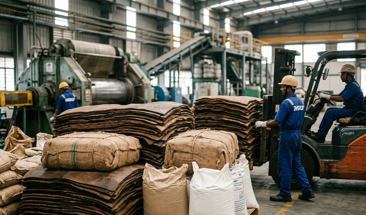 MRF Q1 profit 1.3 प्रतिशत घटकर 495.35 करोड़ रुपये रहा, कच्चे माल की लागत बढ़ी