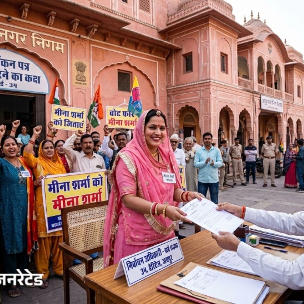 जयपुर निगम चुनाव-हर 10 वार्ड पर एक नामांकन ऑफिस खुलेगा:15 जगह प्रत्याशी दे सकेंगे फॉर्म; प्रत्याशियों-समर्थकों की भीड़ से नहीं होगी अव्यवस्था