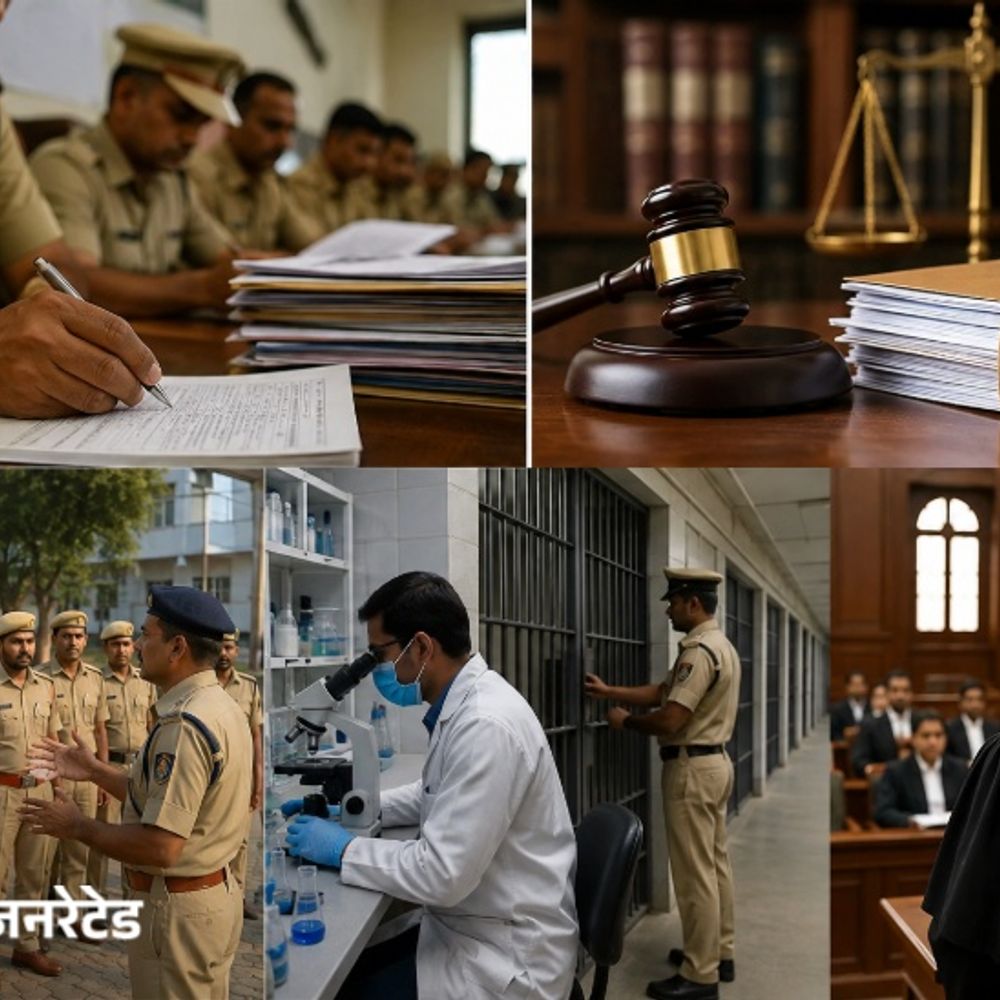 FIR दर्ज करने में हरियाणा आगे, चार्जशीट में चंडीगढ़ अव्वल:नए कानूनों के बाद पंजाब में 91,407 केस दर्ज, हिमाचल की निपटारा दर 70%