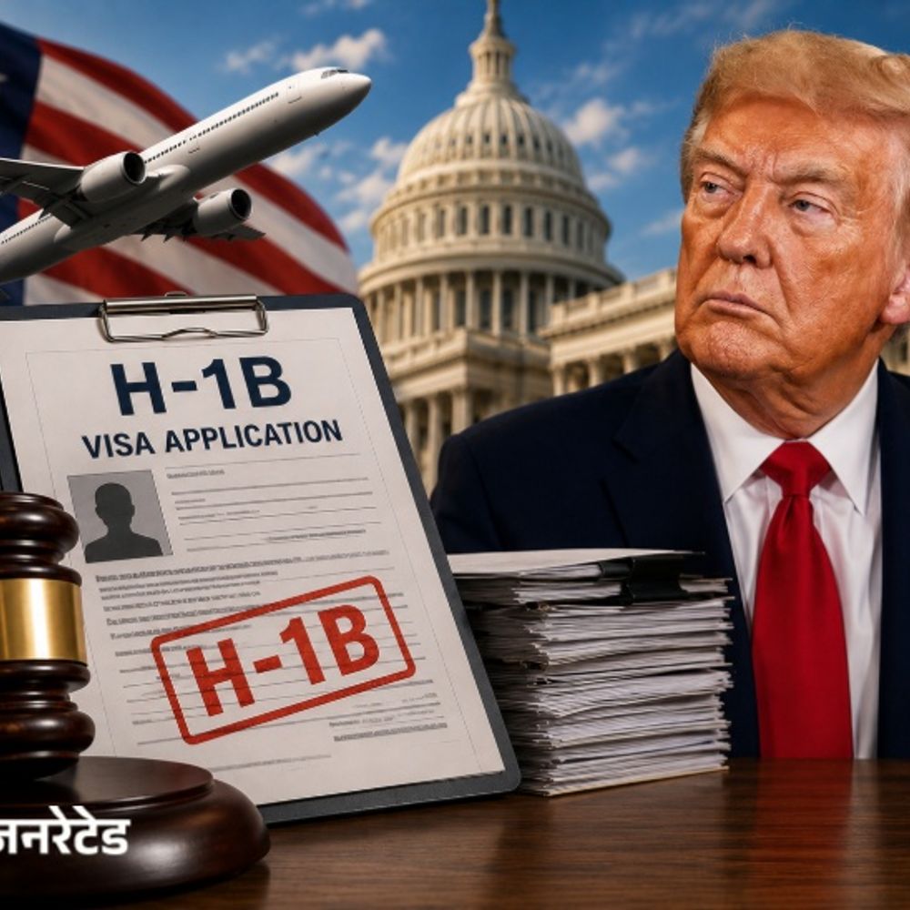 अमेरिका H-1B वीजा पर ₹98 लाख वसूलेगा:ट्रम्प सरकार ने प्रस्ताव जारी किया; साल के आखिर तक नया नियम लागू हो सकता है