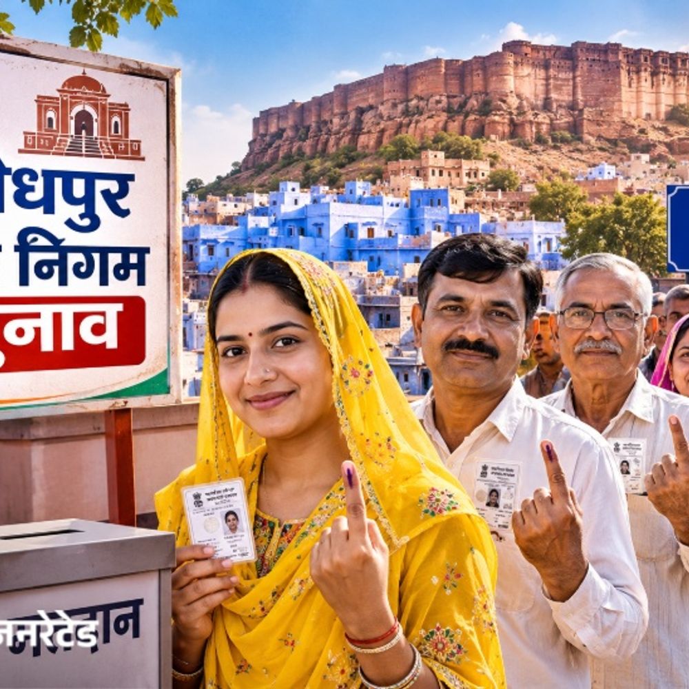 जोधपुर के 15 वार्डों में महिला वोटरों का दबदबा:100 में से एक वार्ड में बराबर, कुछ में सिर्फ 2 पुरुष ज्यादा; देखें वार्डवार आंकड़े