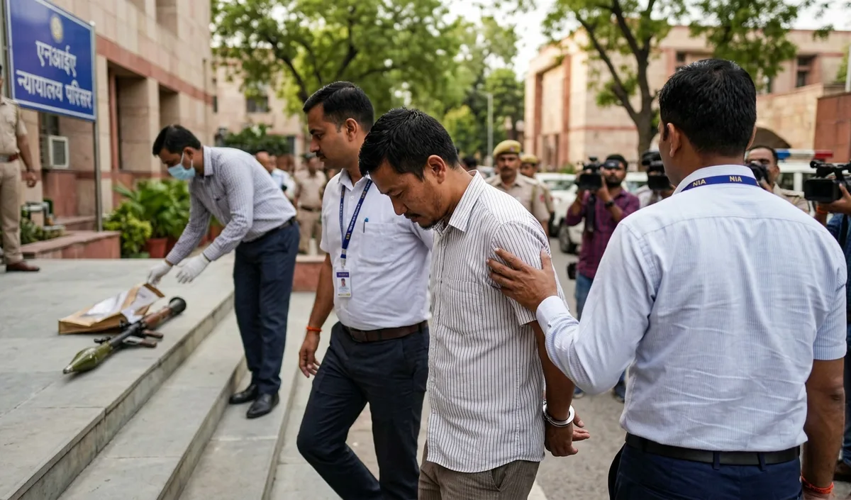 NIA ने Manipur IED attack मामले में पालाल थाडौ को किया गिरफ्तार, 10 दिन की हिरासत