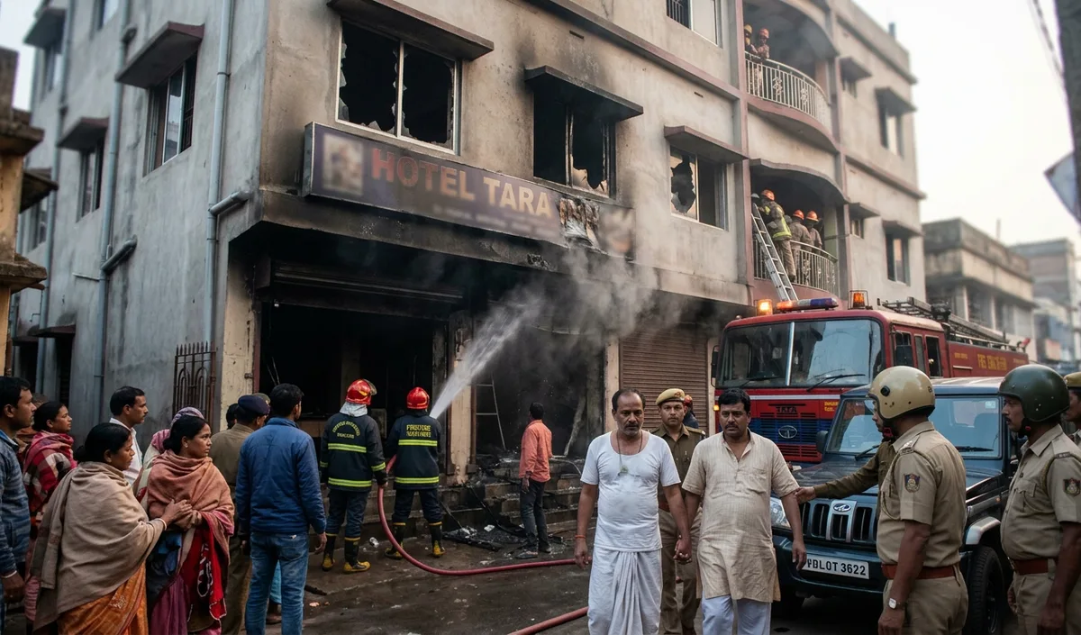 West Bengal के तारापीठ में होटल में आग से 9 लोगों की मौत, मालिक समेत दो हिरासत में