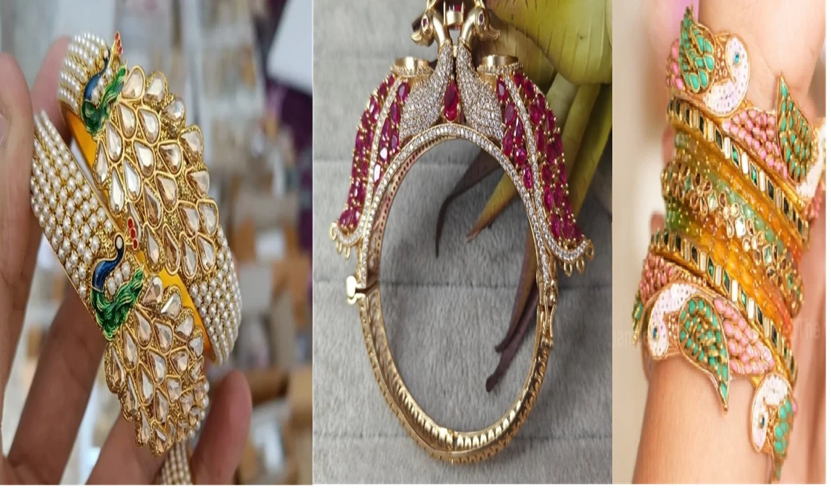 Ethnic Style Guide: सावन में Banarasi Saree और Suit के साथ ट्राई करें ये Peacock Design Kada