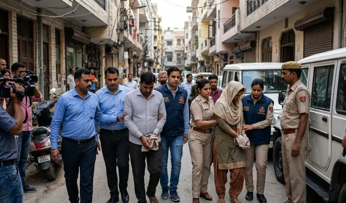 ISI को भारतीय SIM कार्ड भेजने के आरोप में दिल्ली का दंपत्ति गिरफ्तार, पाकिस्तानी हैंडलर्स तक पहुंची जांच