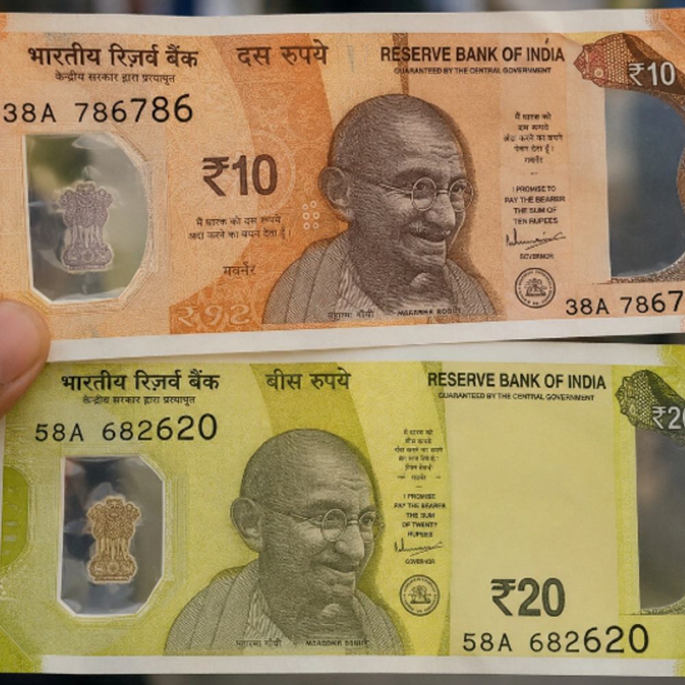 10 और 20 रुपए के प्लास्टिक नोटों को मंजूरी:वित्त मंत्री बोलीं- ट्रायल में दोनों के 100-100 करोड़ नोट छपेंगे, ये 30 साल तक चलेंगे