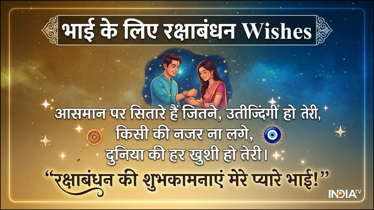Raksha Bandhan Special Wishes: रक्षाबंधन की शुभकामनाएं, भाई बहन के रिश्ते में प्यार भर देंगे ये मैसेज, खास बन जाएगा राखी का त्योहार