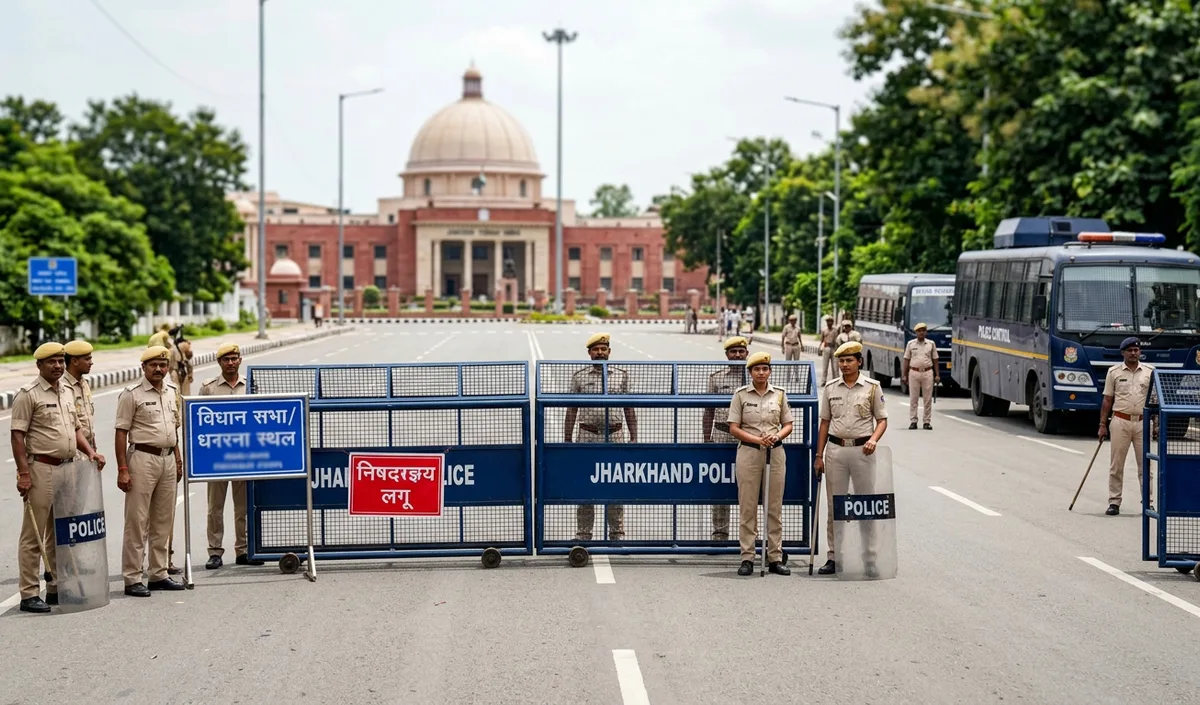 Ranchi में Vidhan Sabha march से पहले निषेधाज्ञा लागू, सुरक्षा व्यवस्था सख्त