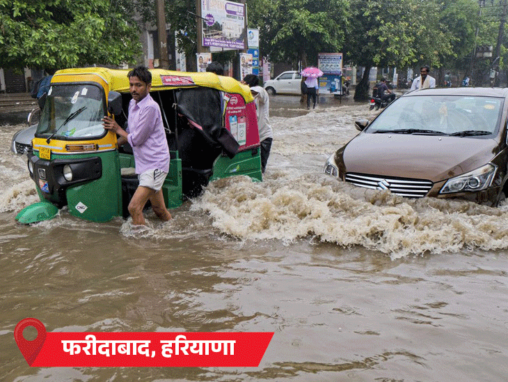 दिल्ली में 8 दिन में महीने भर जितनी बारिश:राजस्थान-मध्यप्रदेश में आज भारी बारिश का अलर्ट, बारिश-लैंडस्लाइड से अमरनाथ यात्रा खत्म