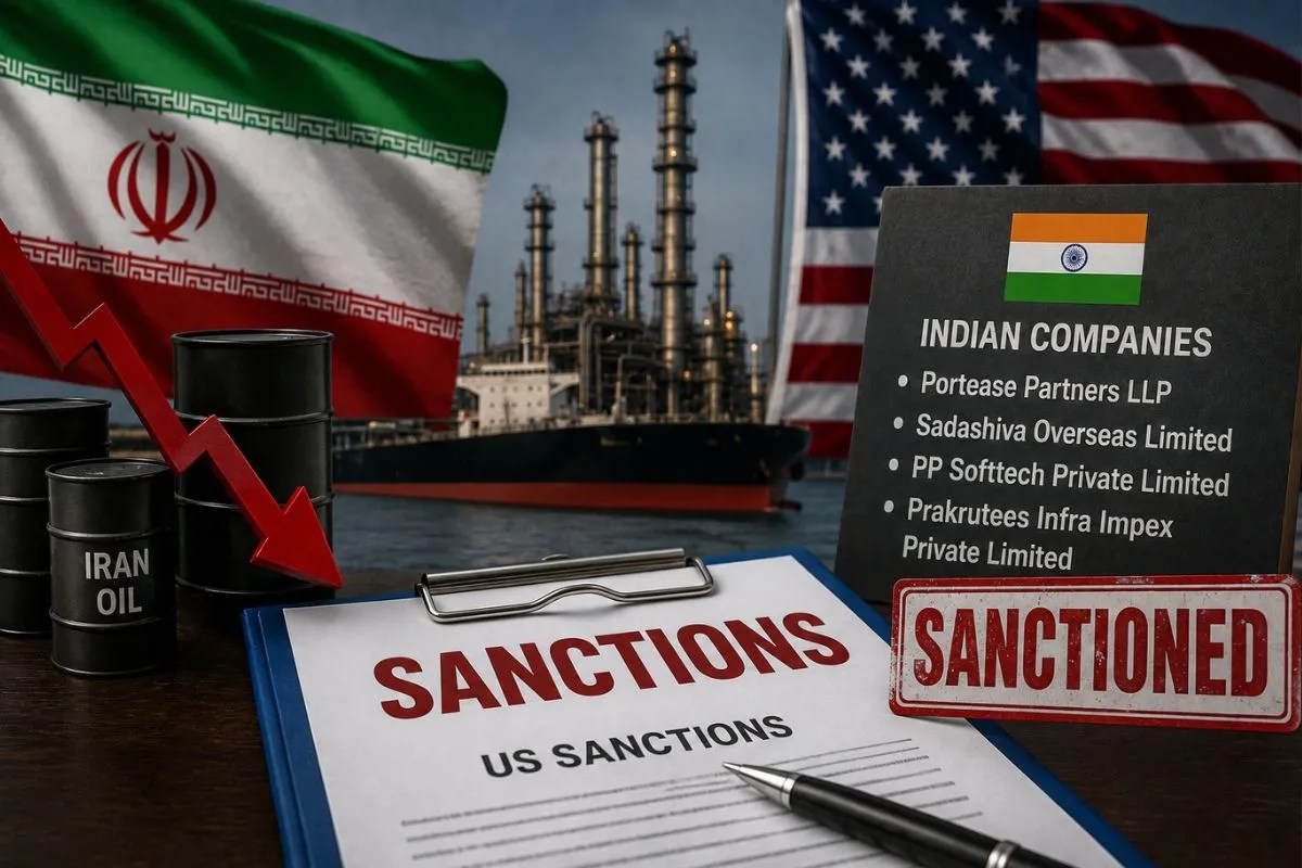Iran से तेल खरीदना 4 भारतीय कंपनियों को पड़ा भारी, अमेरिका ने लगाया प्रतिबंध, जानिए क्या पड़ेगा असर