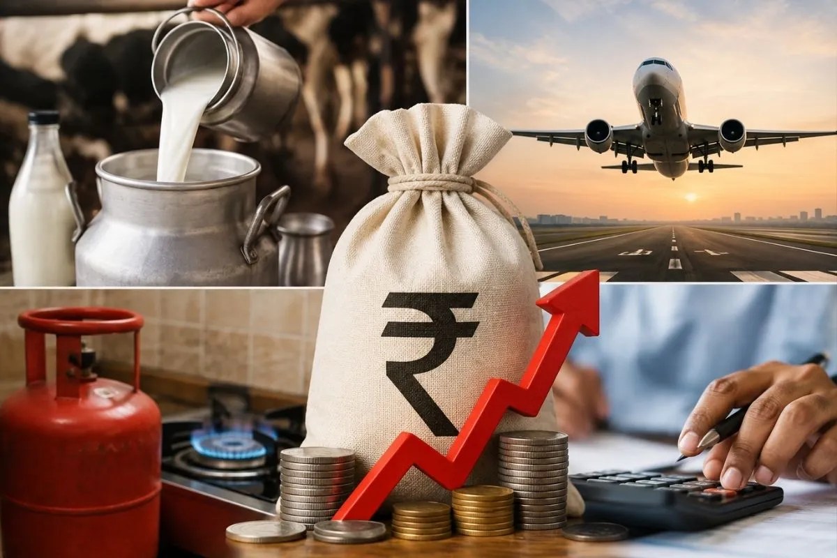 Changes from 1st September: LPG सिलेंडर और दूध की कीमतों से लेकर एयरपोर्ट पर बोर्डिंग पास तक, 1 सितंबर से लागू हो रहे ये बदलाव