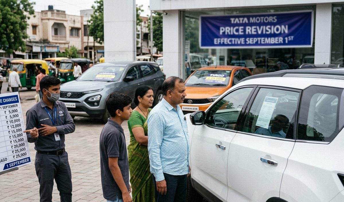 Tata Motors वाहनों के दाम 25,000 रुपये तक बढ़ाएगी, 1 सितंबर से बदलाव लागू होगा