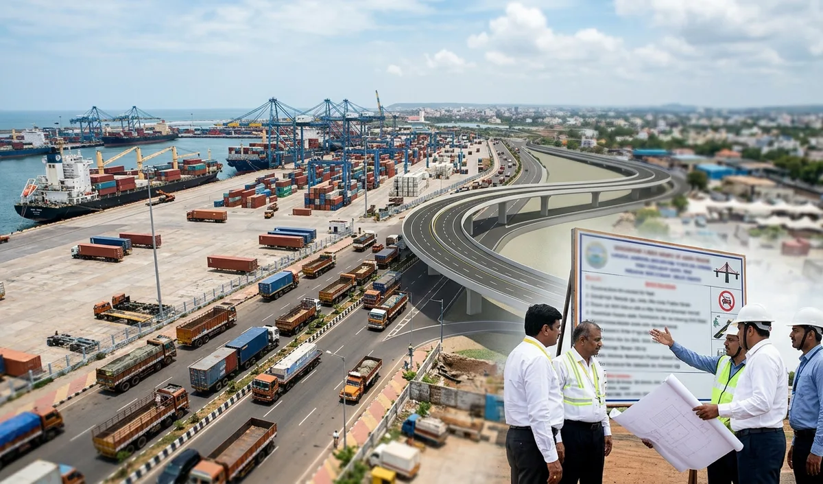 Visakhapatnam Port पर 334.89 करोड़ रुपये का flyover बनेगा, मंत्रालय ने दी मंजूरी