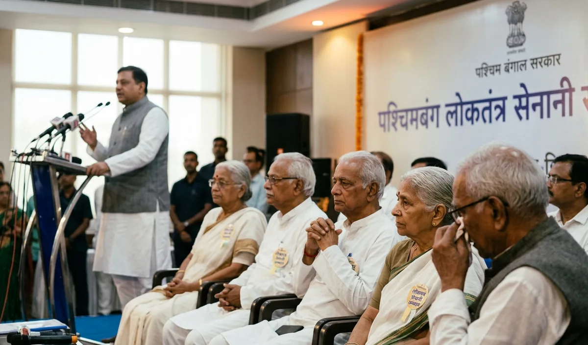 West Bengal के सीएम शुभेंदु अधिकारी ने आपातकाल बंदियों के लिए मासिक Pension का ऐलान किया