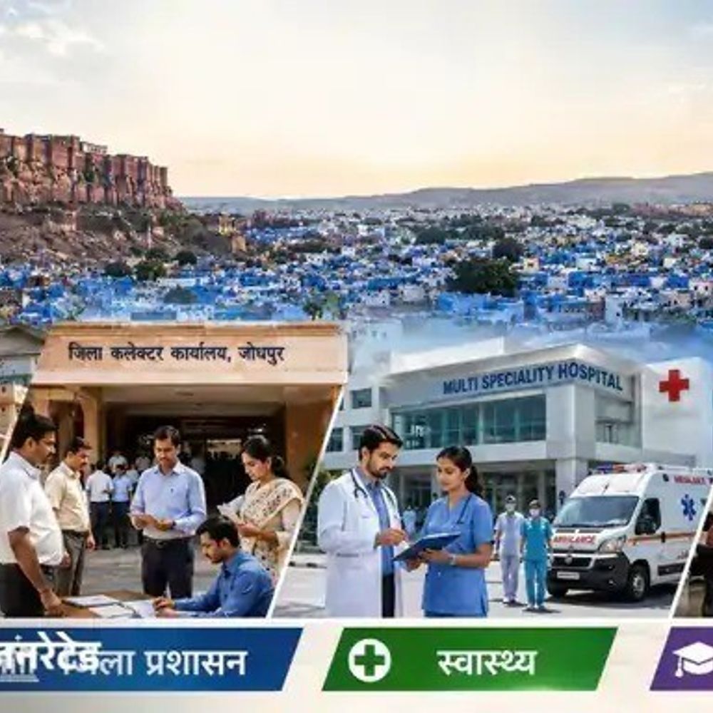 जेएनवीयू के LLB त्रिवर्षीय कोर्स प्रवेश परीक्षा का परिणाम जारी:रामेश्वर नगर में केमिकल वेस्ट पाइपलाइन का विरोध,आंदोलन की चेतावनी; पढें शहर की प्रमुख खबरें