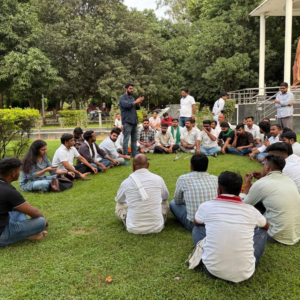 CCSU में कॉकरोच जनता पार्टी के राष्ट्रीय प्रवक्ता का स्वागत:5 सितंबर के दिल्ली आंदोलन में छात्रों से जुटने का आह्वान
