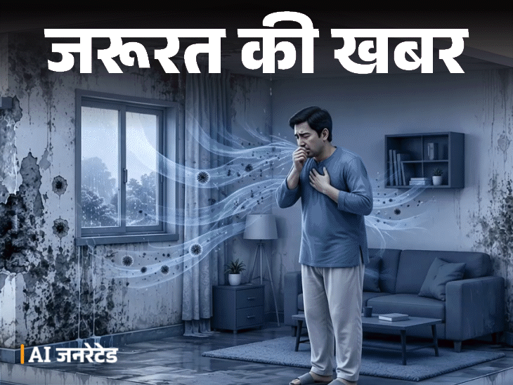 जरूरत की खबर- बारिश में बढ़ती सीलन-फंगस की समस्या:हो सकते हैं ये 10 हेल्थ रिस्क, घर को सीलन से बचाने के 11 एक्सपर्ट टिप्स