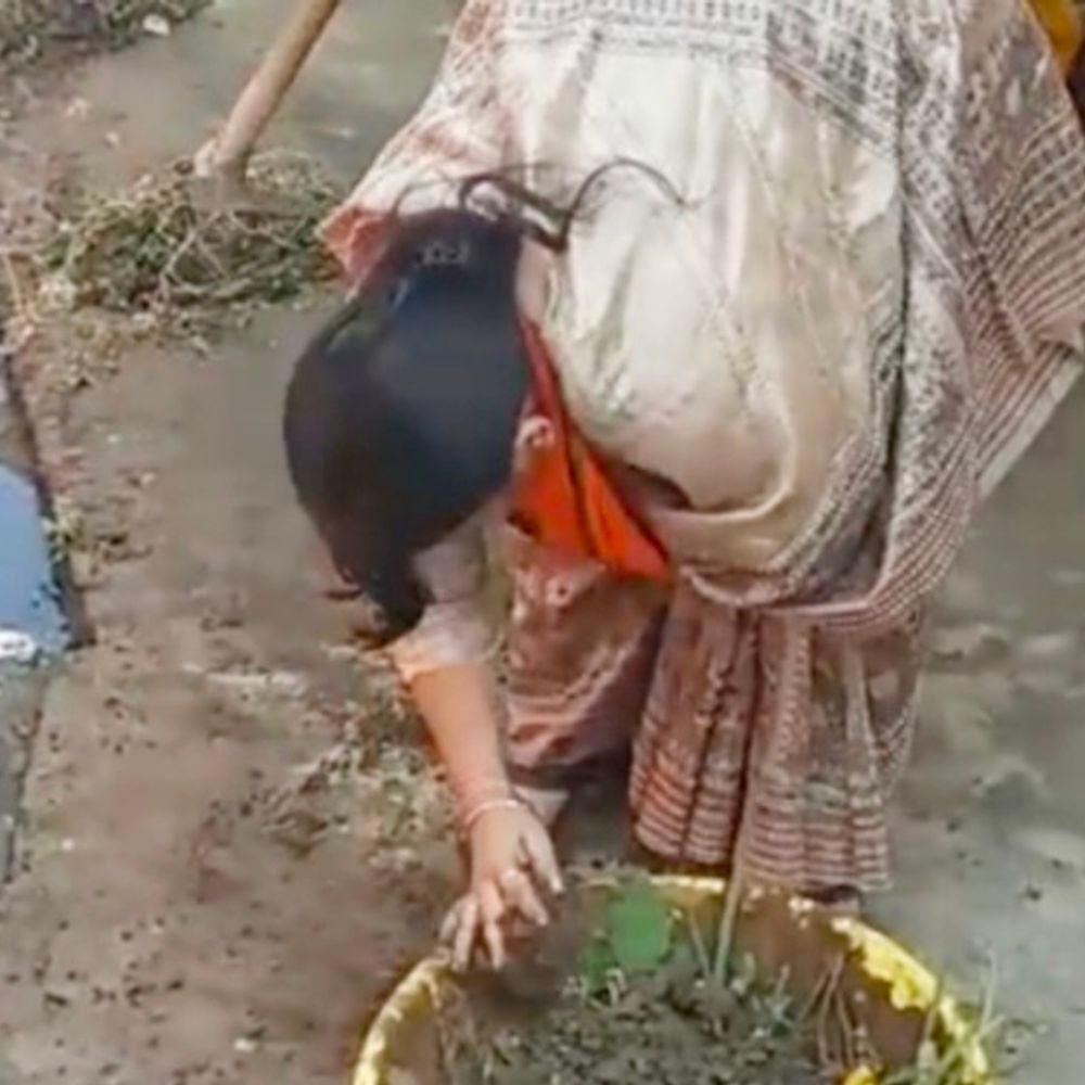 शेखपुरा-भाजपा कार्यकर्ताओं ने मतदान केंद्रों पर की सफाई:‘स्वच्छता ही सेवा’ अभियान, जिलाध्यक्ष रेशमा भारती के नेतृत्व में कार्यक्रम