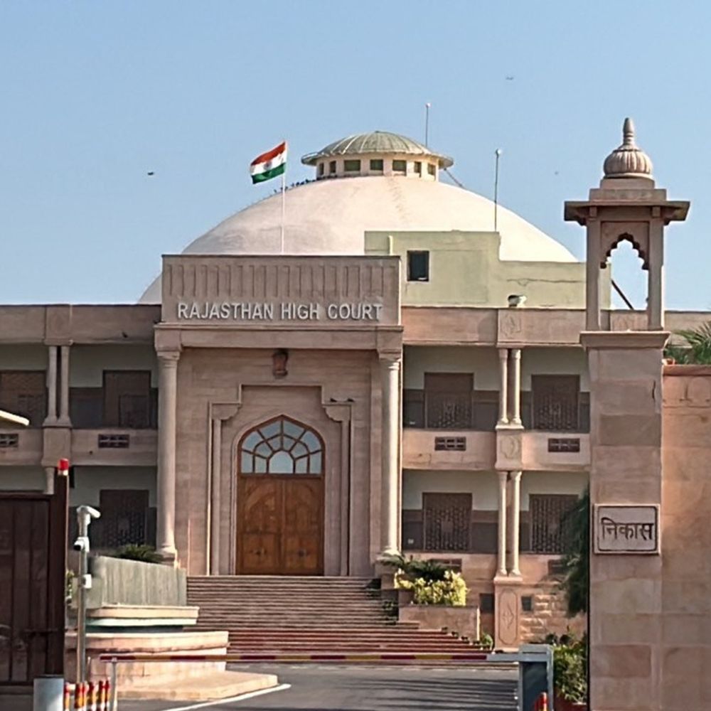 राजस्थान हाईकोर्ट की बिल्डिंग निर्माण में खामियों का मामला:CS के विजिट के बाद पुलिस की कार्रवाई, मामले में निर्माण करने वाली कंपनी के 4 आरोपी पकड़े