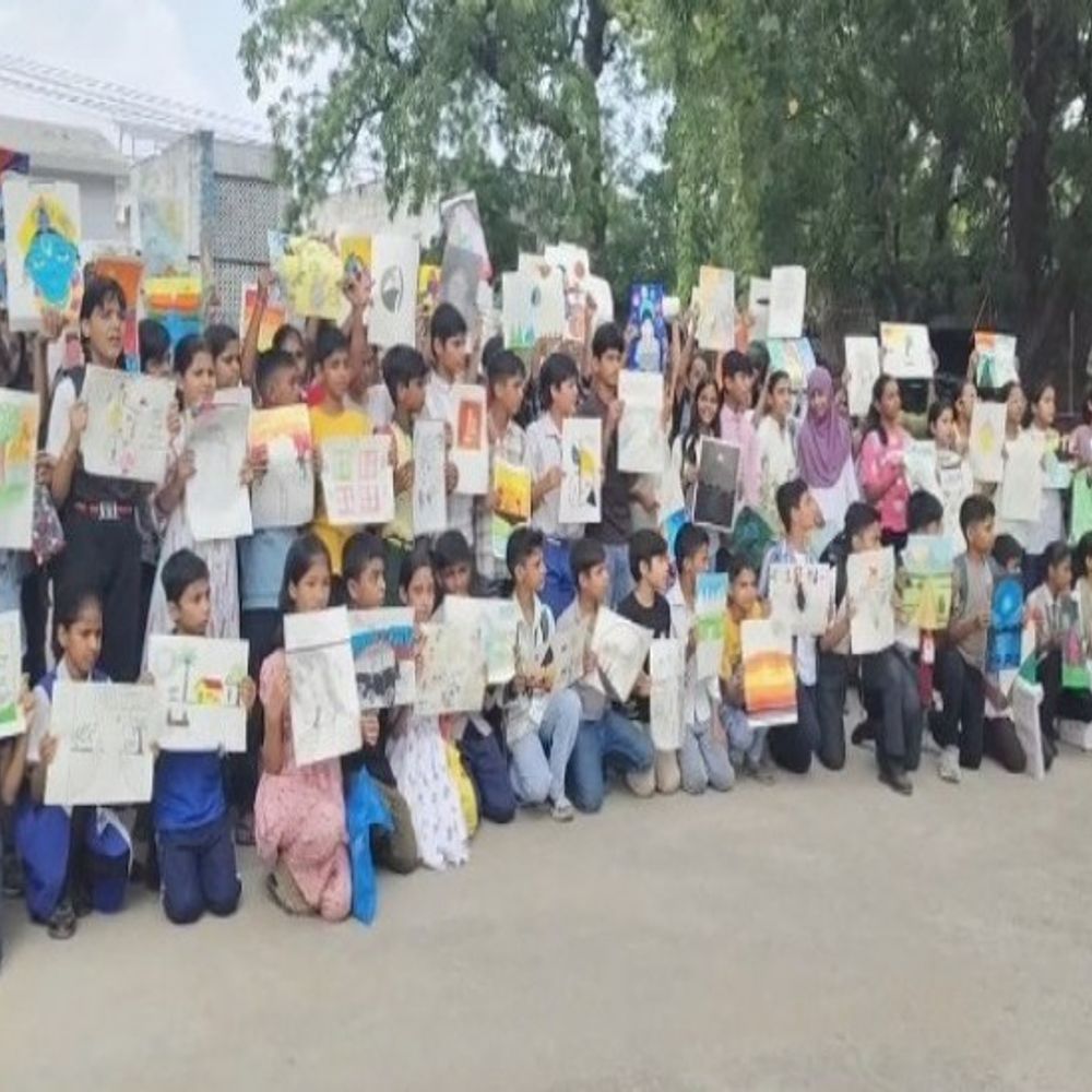टोंक में मनाया 20वां अंतरराष्ट्रीय कला पर्व:272 बाल चित्रकारों ने बनाए चित्र, 3 अक्टूबर को बाल कलाकारों का सम्मान
