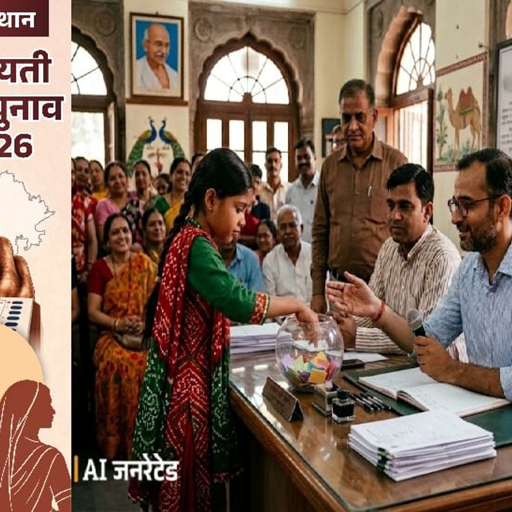 409 ग्राम पंचायतों के सरपंच-वार्ड पंचों की लॉटरी आज:1.45 लाख ग्रामीण वोटर्स बनाएंगे गांव की सरकार, 3619 वार्डों का आरक्षण तय होगा