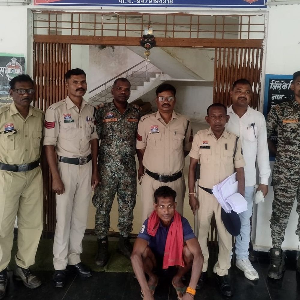 गाय चराने की बात पर विवाद:युवक के गले-सिर पर टंगिया से हमला, पुलिस ने आरोपी को किया गिरफ्तार