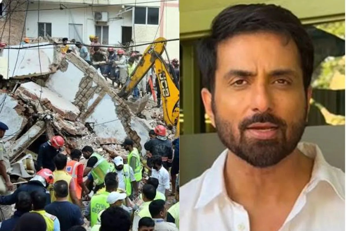 सत्य निकेतन में ढहा PG! दिल्ली हादसे को लेकर भड़के सोनू सूद, सरकार को दी नसीहत