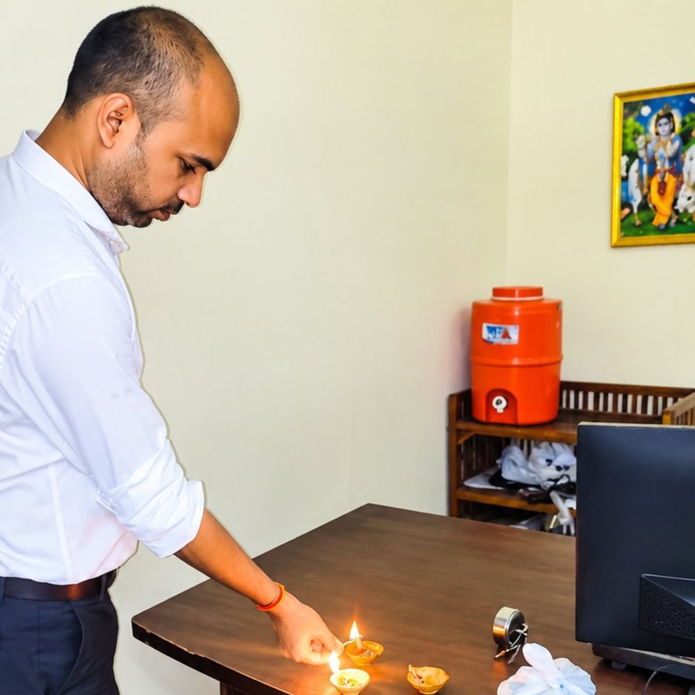 सेवा संकल्प अभियान की शुरुआत:कार्यालयों और विद्युत उपकेंद्रों पर हुए दीप प्रज्वलित