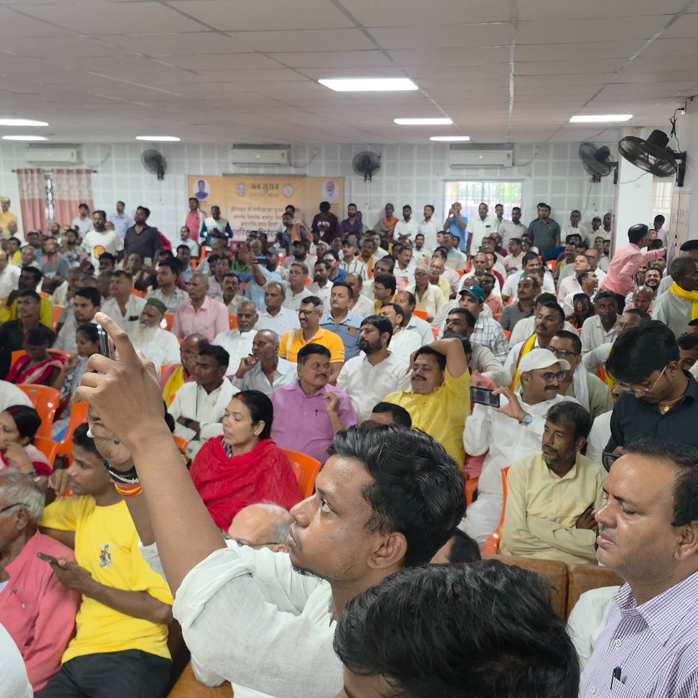 प्रशांत किशोर बोले- गठबंधन नहीं, व्यवस्था बदलने आए हैं:औरंगाबाद में कहा- जिस राज्य के CM की छवि आपराधिक हो, वह कभी अपराधमुक्त नहीं हो सकता