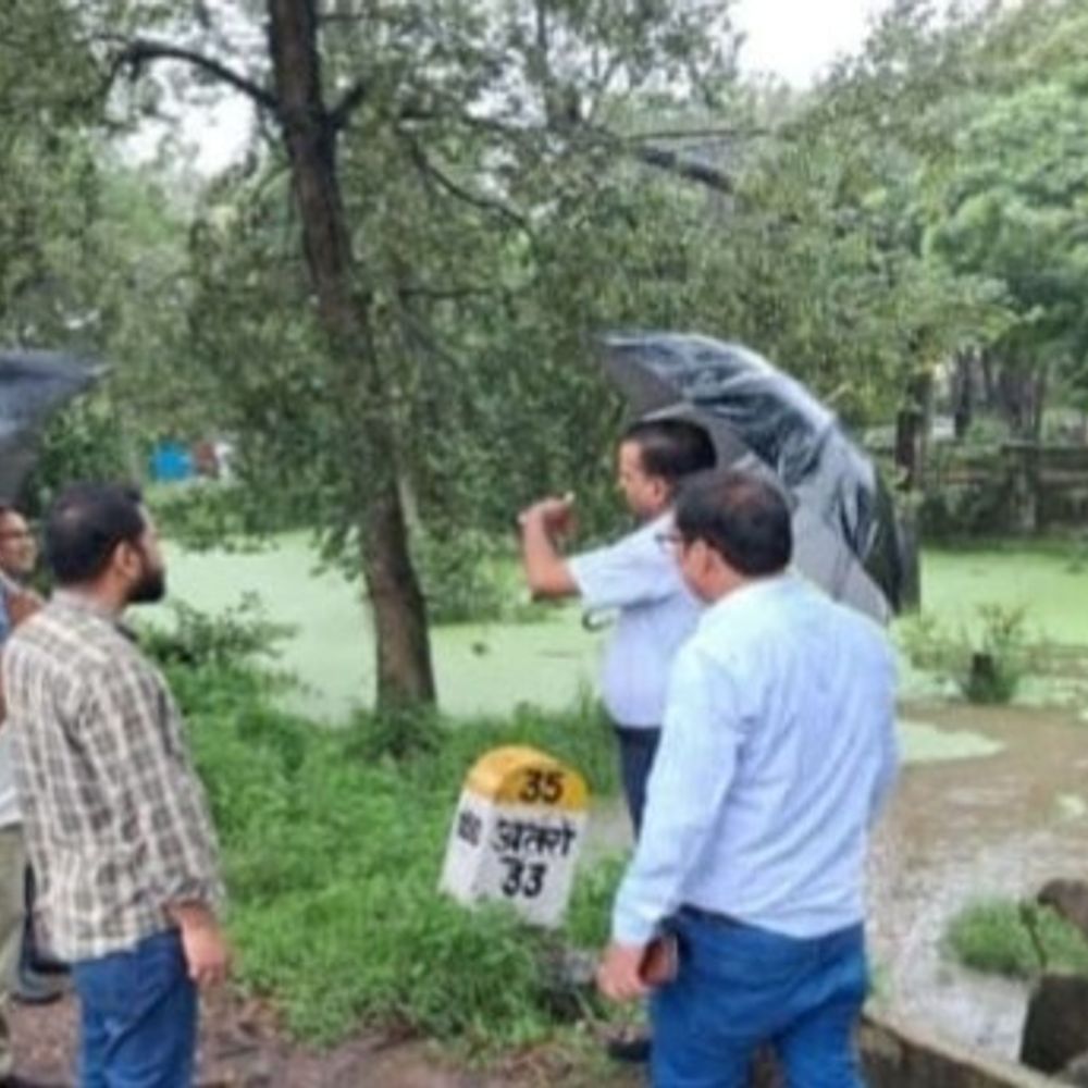 चित्रकूट कर्वी-बांदा मार्ग पर बनेगा 180 मीटर नाला:जलभराव की समस्या से मिलेगी राहत, 24.98 लाख रुपए होंगे खर्च