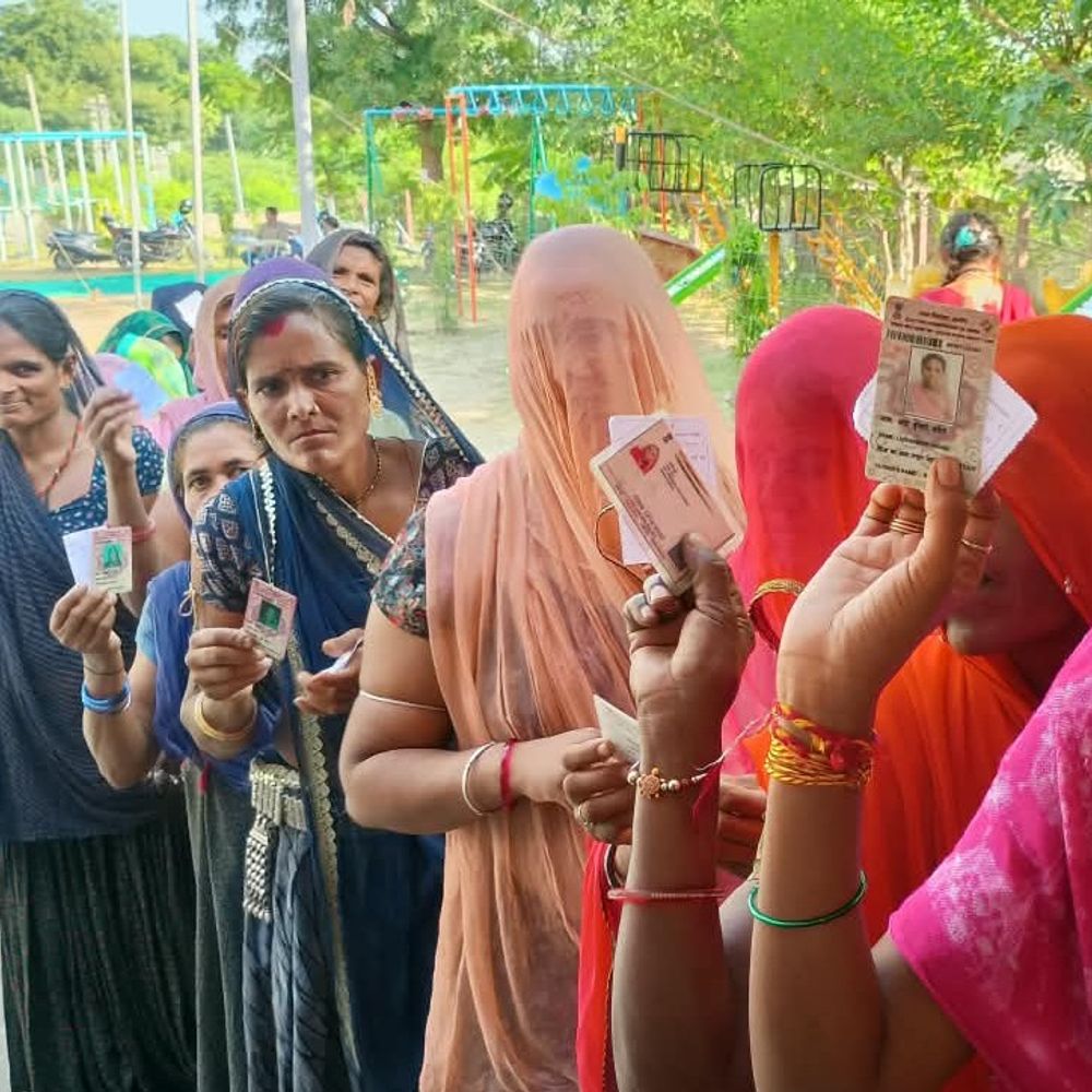भीम में पहली बार नगर पालिका चुनाव, 82.49% मतदान:महिलाओं ने पुरुषों से 5.11% ज्यादा वोट डाले