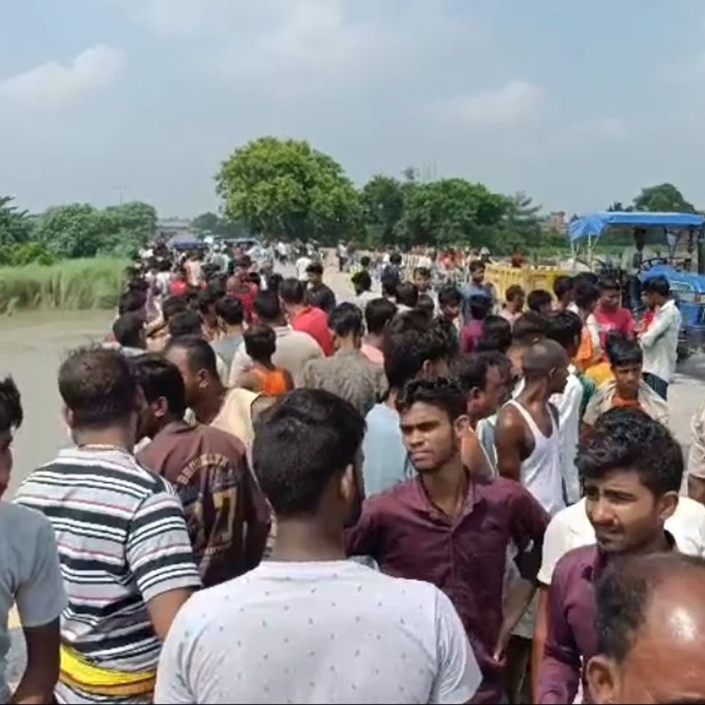 बेतिया में नहर में युवक डूबा:अज्ञात युवक की तलाश में जुटी पुलिस, SDRF टीम को दी सूचना