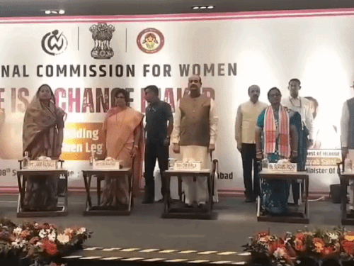 फरीदाबाद सूरजकुंड में पहुंचे लोकसभा अध्यक्ष ओम बिरला:महिला विधायकों के कार्यक्रम में लिया भाग,बराबरी और शासन में भागीदारी पर चर्चा