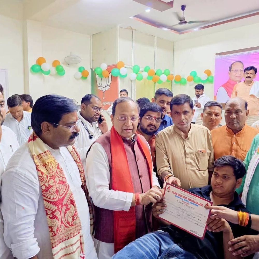 पीएम मोदी के नेतृत्व में देश-प्रदेश में हुआ विकास:राज्यसभा सांसद अरुण सिंह बोले- जनता को डबल इंजन सरकार पर भरोसा