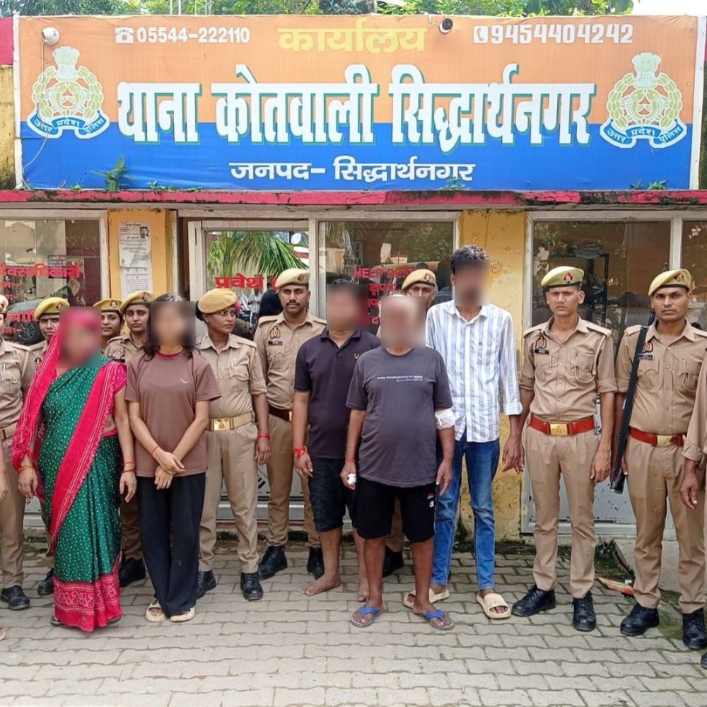 4 मीटर घसीटकर सीने में मारी गोली, 6 आरोपी गिरफ्तार:सिद्धार्थनगर में जमीन विवाद में की थी हत्या, बहन गंभीर घायल